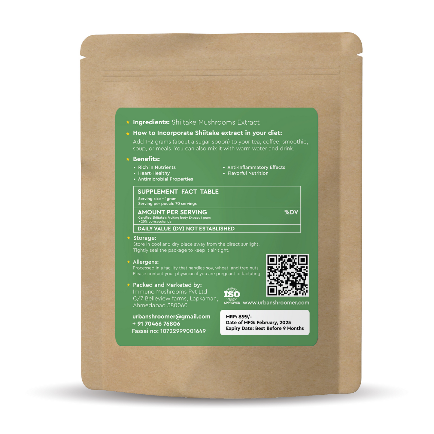 Shiitake Mushroom Extract: Heart Health