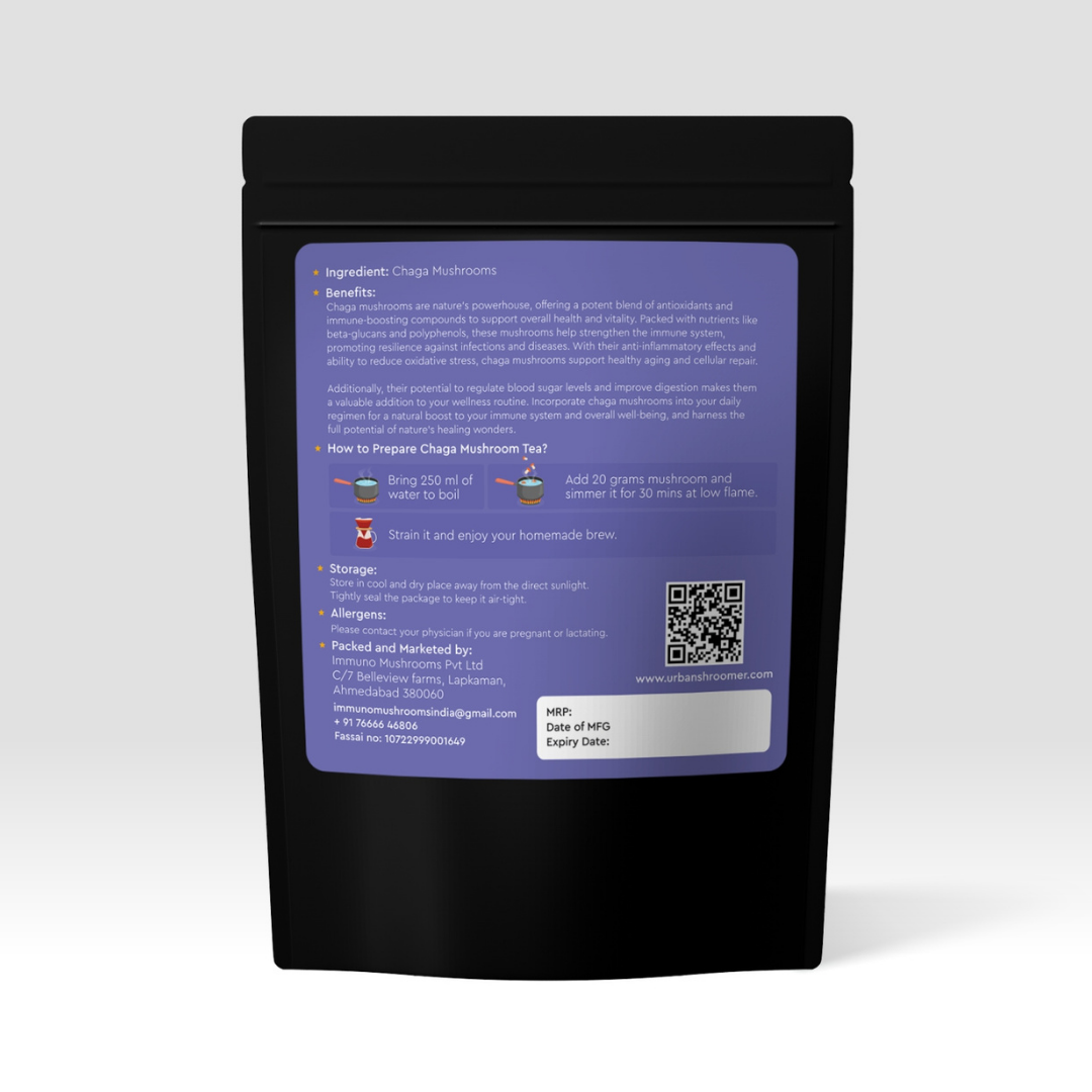 Dried Chaga Mushrooms